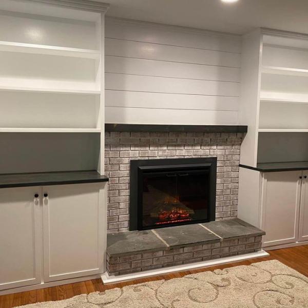 Inbuilt Bookshelves